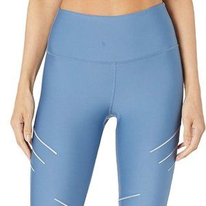 Alo Yoga High Waist Sequence Leggings Blue Jean Reflective (S)
